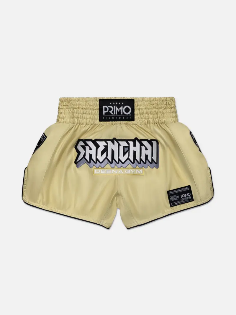 Muay Thai Shorts - Saenchai G.O.A.T. Muay Thai Shorts - Khaki