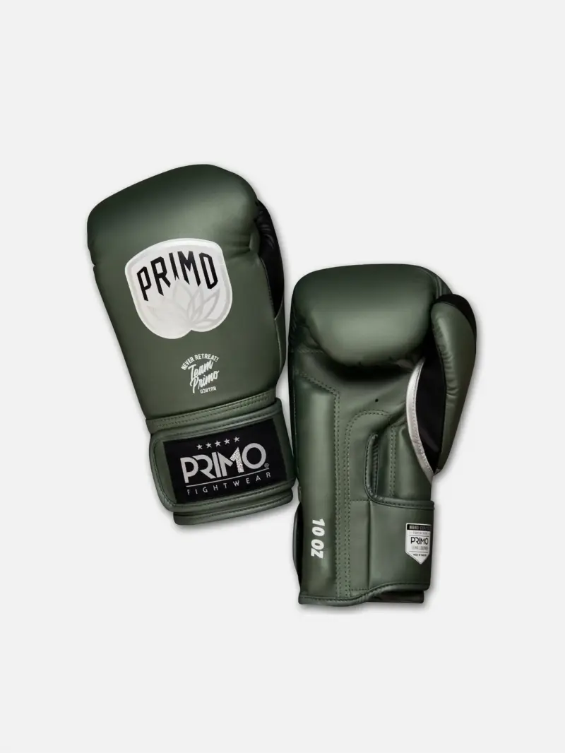 Emblem 2.0 Semi Leather Boxing Gloves - Army Green