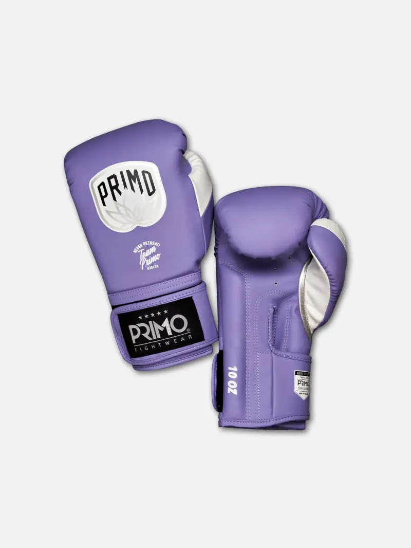 Emblem 2.0 Semi Leather Boxing Gloves - Purple